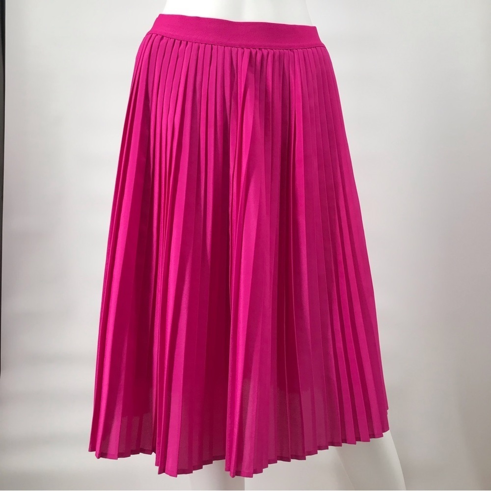 Vibrant Pink a.n.d. Accordion Pleat Skirt